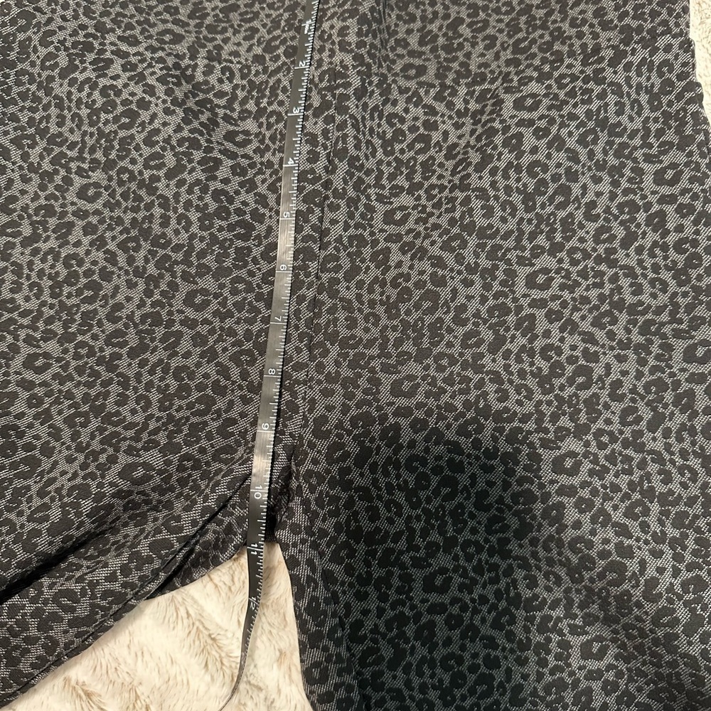 LOFT Ponte Knit Animal Print Leggings - Picture 8 of 13